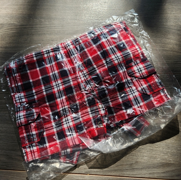 Gymboree Plaid Shortalls - Picture 4 of 4